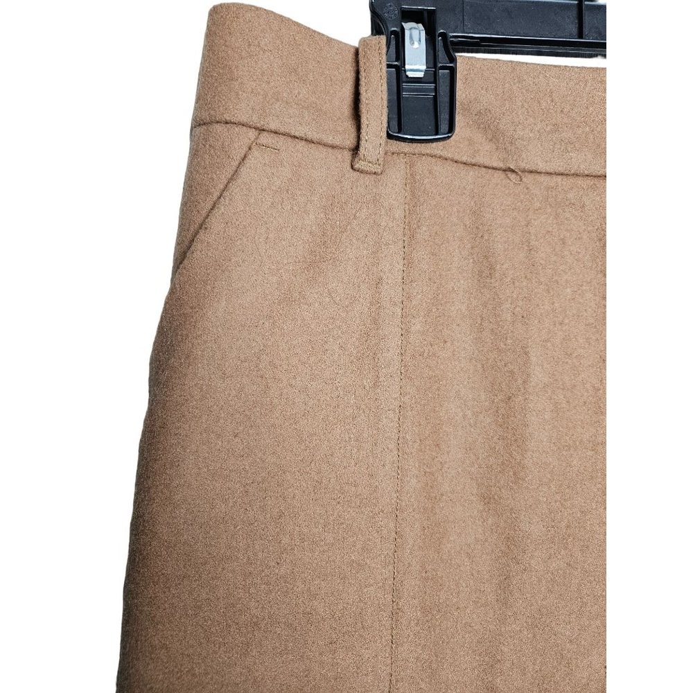 Eddie Bauer Wool Blend Mercer Fit Button Front Short Skirt Women 12P W/Pockets - Picture 6 of 10
